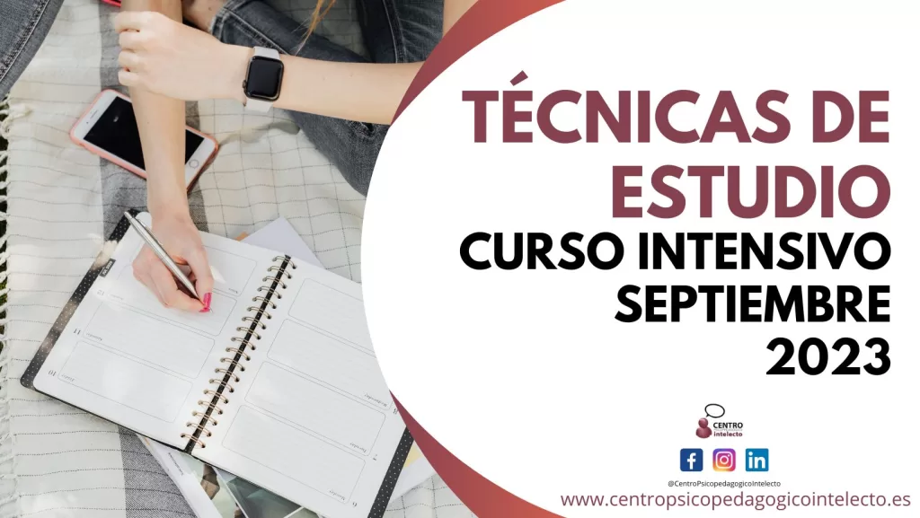 Curso de Técnicas De Estudio Septiembre 2023